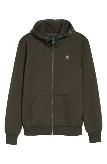 Men's G-star Raw Core Hooded Zip Sweatshirt