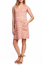 Women's Maternal America Shift Maternity Dress - Coral