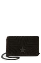 Stella Mccartney Mini Velvet Star Crossbody Bag -