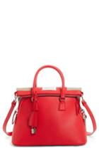 Maison Margiela Medium 5ac Leather Handbag - Red
