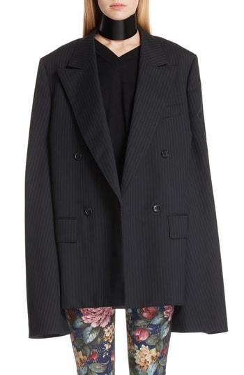Women's Junya Watanabe Cape Sleeve Blazer - Blue