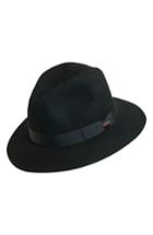 Men's Scala 'classico' Crushable Felt Safari Hat - Black