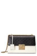 Gucci Medium Padlock Signature Leather Shoulder Bag - None