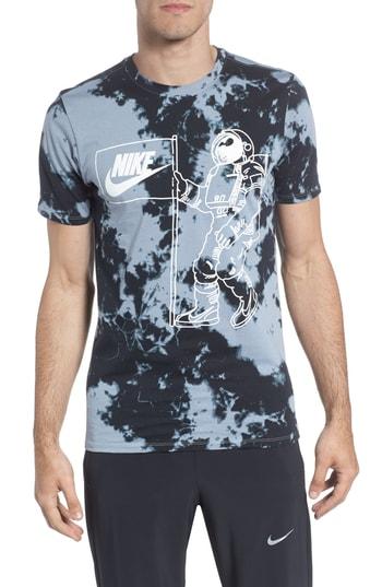 Men's Nike Sportswear Tie Dye T-shirt - Black