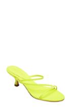 Women's Schutz Evenise Slide Sandal M - Yellow