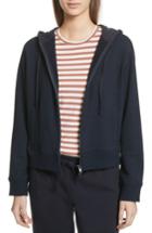 Women's Vince Crop Zip Hoodie - Black