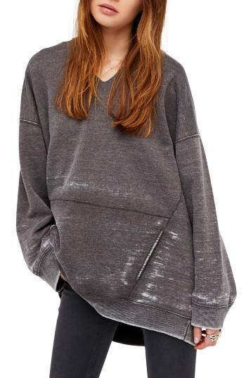 Women's Free People Get It Pullover Hoodie - Black