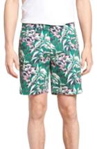Men's Bonobos Leaf Print Stretch Lightweight Chino Shorts - Green