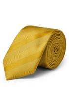 Men's Topman Stripe Jacquard Tie, Size - Metallic