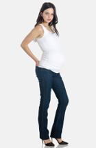 Women's Lilac Clothing Maternity Jeans