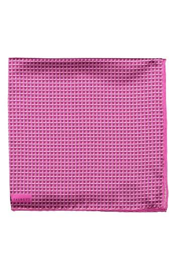 Men's Robert Talbott Geometric Silk Pocket Square