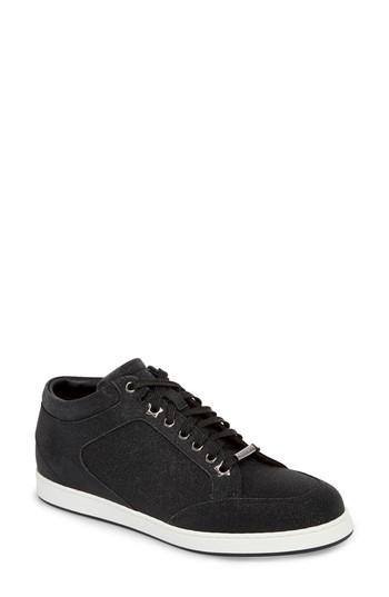 Women's Jimmy Choo Miami Metallic Sneaker Us / 35eu - Black