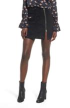 Women's Blanknyc Suede Miniskirt - Black