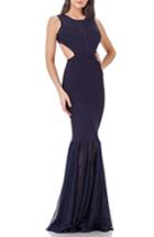 Women's Js Collections Mermaid Gown - Blue