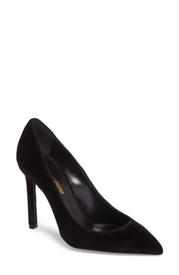 Women's Saint Laurent Anja Pump Us / 36eu - Black