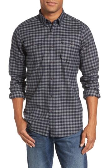 Men's Barbour Ratchet Regular Fit Check Sport Shirt - Blue