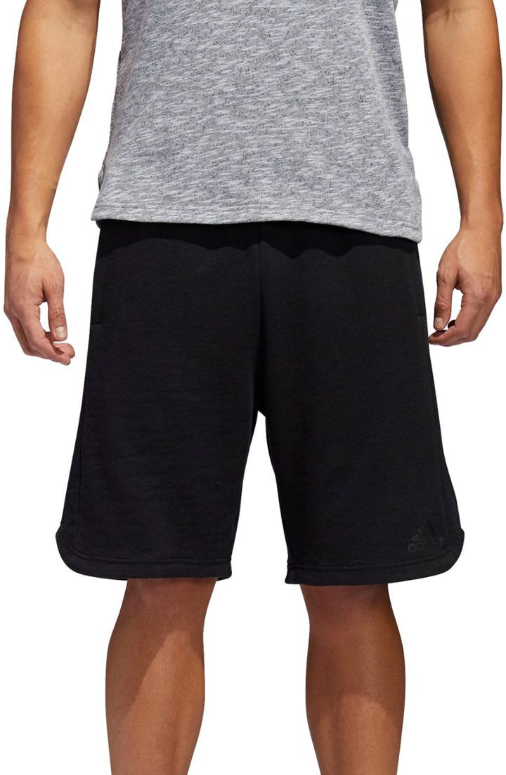 Men's Adidas Pick Up Knit Shorts, Size - Black