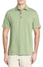Men's Thaddeus Tyson Cotton & Linen Pique Polo
