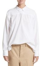 Women's Sofie D'hoore Button Back Poplin Blouse Us / 34 Fr - White