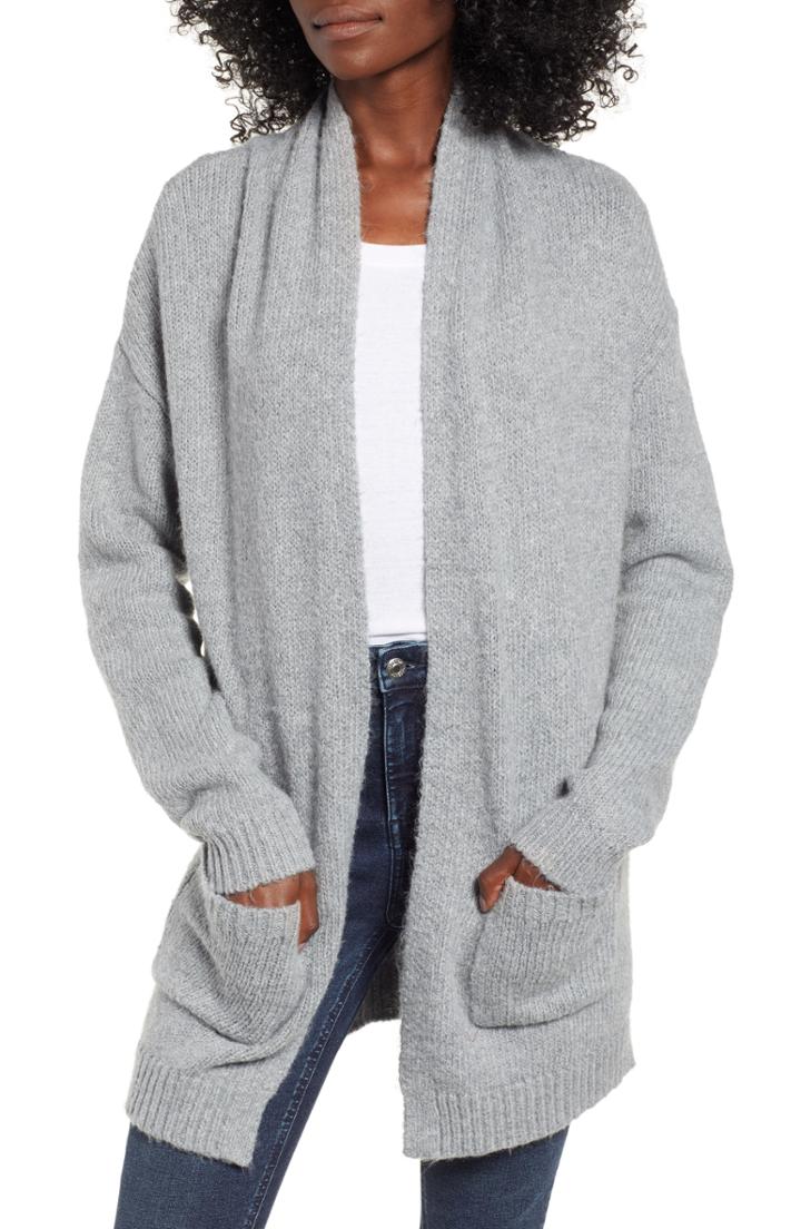 Women's Bp. Cozy Long Cardigan, Size - Ivory