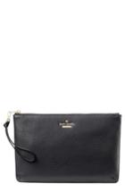 Kate Spade New York Jackson Street - Finley Quilted Leather Clutch - Black