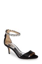 Women's Badgley Mischka Geranium Embellished Sandal .5 M - Black