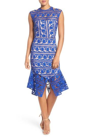 Women's Cooper St Love In A Mist Lace Dress - Blue