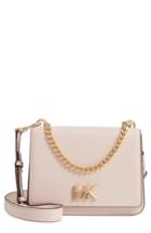 Michael Kors Large Mott Chain Swag Leather Shoulder Bag - Pink