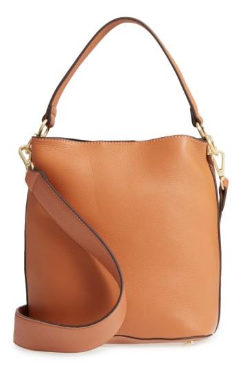 Sam Edelman Small Nya Faux Leather Bucket Bag - Brown