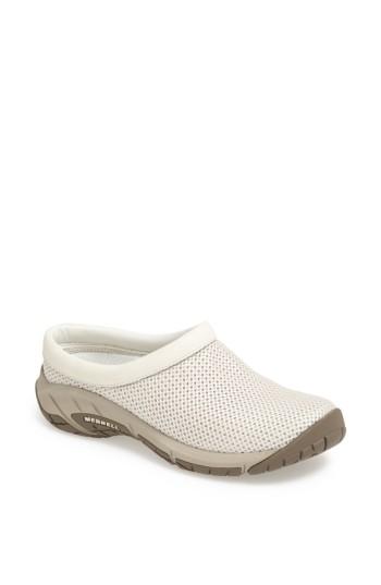 Women's Merrell 'encore Breeze 3' Mesh Clog M - Metallic