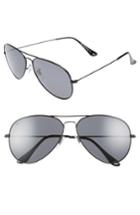 Women's Prive Revaux The Commando 60mm Aviator Sunglasses - Black