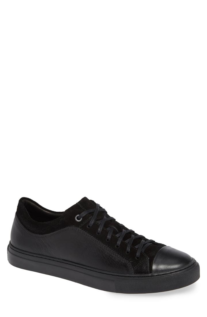 Men's Donald Pliner Berkeley Sneaker .5 M - Black