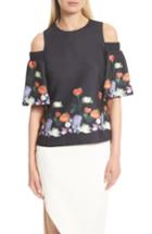 Women's Ted Baker London Amarga Kensington Floral Cold Shoulder Blouse