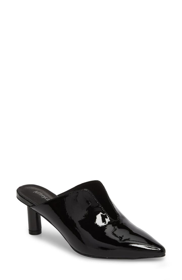 Women's Jeffrey Campbell Saltaire Pointy Toe Mule .5 M - Black