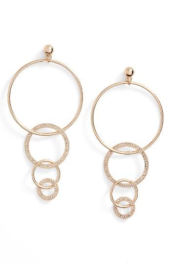 Women's Ettika Dangle Hoop Drop Earrings