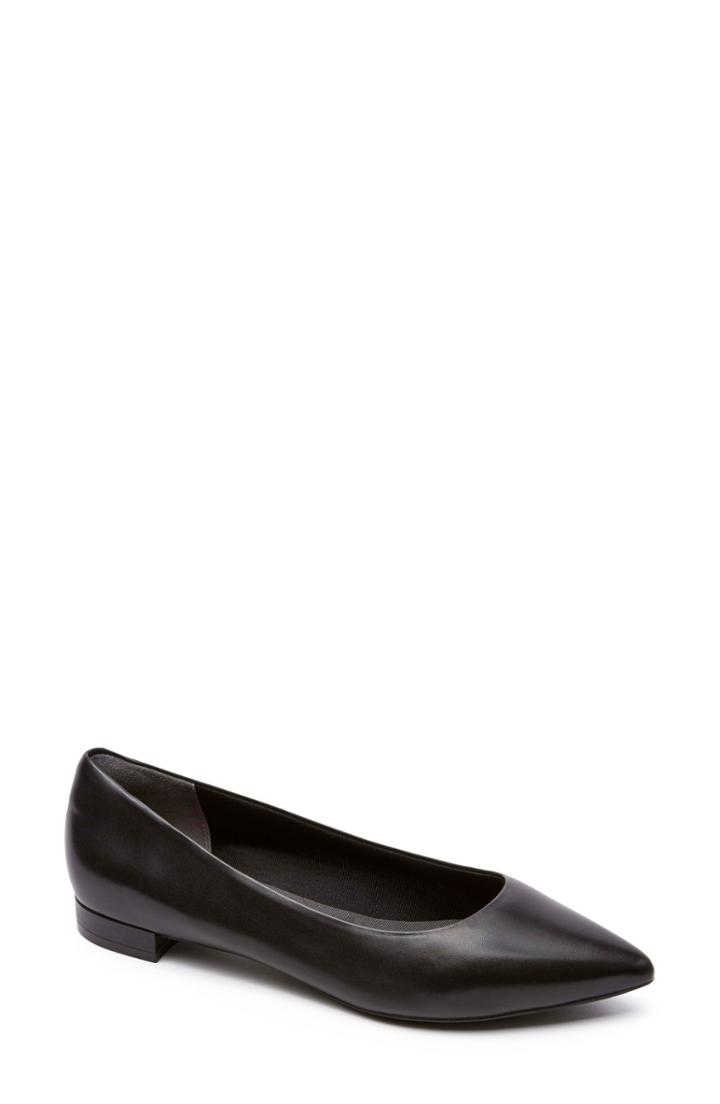 Women's Rockport 'total Motion - Adelyn' Ballet Flat .5 W - Black