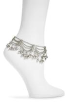 Women's Topshop Bell Multi-row Anklet