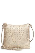 Brahmin Katie Croc Embossed Leather Crossbody Bag - Ivory