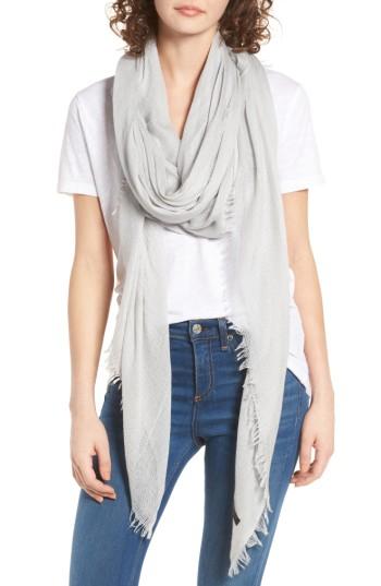 Women's Rag & Bone 'buckley' Scarf, Size - Grey