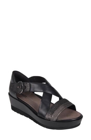 Women's Earth Hibiscus Sandal M - Black