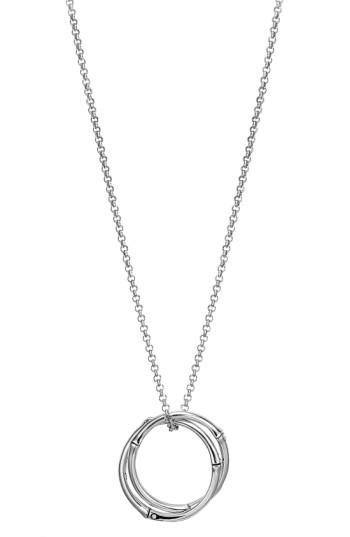 Women's John Hardy 'bamboo' Circle Pendant Necklace