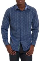 Men's Robert Graham Vignesh Classic Fit Sport Shirt - Blue