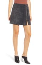 Women's Blanknyc A-line Suede Miniskirt