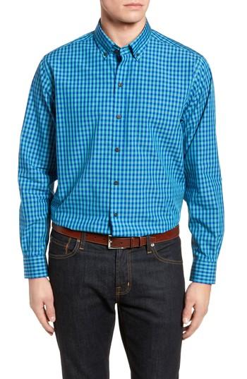 Men's Cutter & Buck Myles Classic Fit Non-iron Gingham Sport Shirt