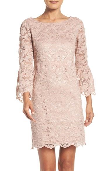 Women's Eliza J Lace Shift Dress - Purple