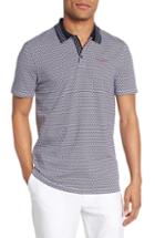 Men's Ted Baker London Sandpit Trim Fit Polo (l) - Blue