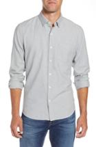 Men's Bonobos Slim Fit Brushed Sport Shirt R - Grey