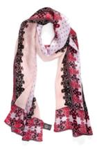 Women's Vince Camuto Floral Silk Scarf