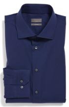 Men's Calibrate Trim Fit Dress Shirt .5 32/33 - White