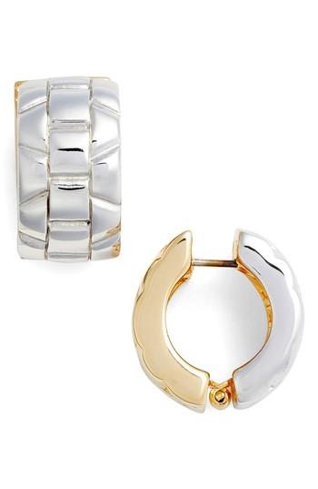 Women's Erwin Pearl Two Tone Cable Earrings